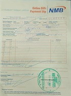 NMB Bank slip